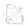 АКРИЛОВЫЙ ПОДДОН CEZARES TRAY-A-R-15-W