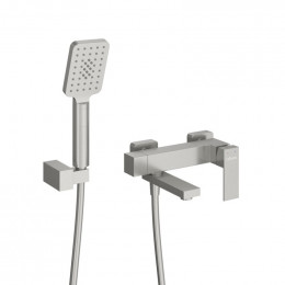 Смеситель для ванны и душа в комплекте с ручным душем, шлангом и держателем CEZARES SLIDER-VD