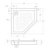Акриловый поддон BELBAGNO TRAY-BB-P-90-15-W