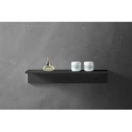 Полочка для ванной комнаты ABBER Stein AS1654MB черная матовая