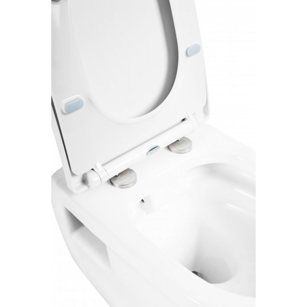 Унитаз подвесной BelBagno Loto BB070CHR/SC безободковый