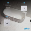 Акриловая ванна ABBER AB9416-1.7 белая