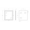 Зеркало BelBagno SPC-KRAFT-SENS