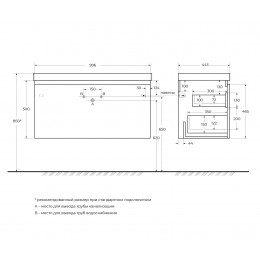 Мебель для ванной CEZARES GIUBILEO-N