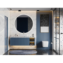 Унитаз ABBER Rechteck AC1201T подвесной белый, безободковый, смыв торнадо