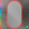 Зеркало ELLISSE с контурной разноцветной подсветкой RGB и сенсорным выключателем