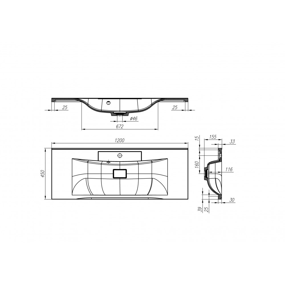 Мебель для ванной комнаты BELBAGNO MARINO-1200