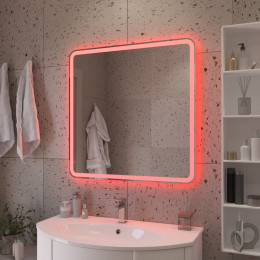 Зеркало MULTICOLORE со встроенной разноцветной подсветкой RGB и сенсорным выключателем