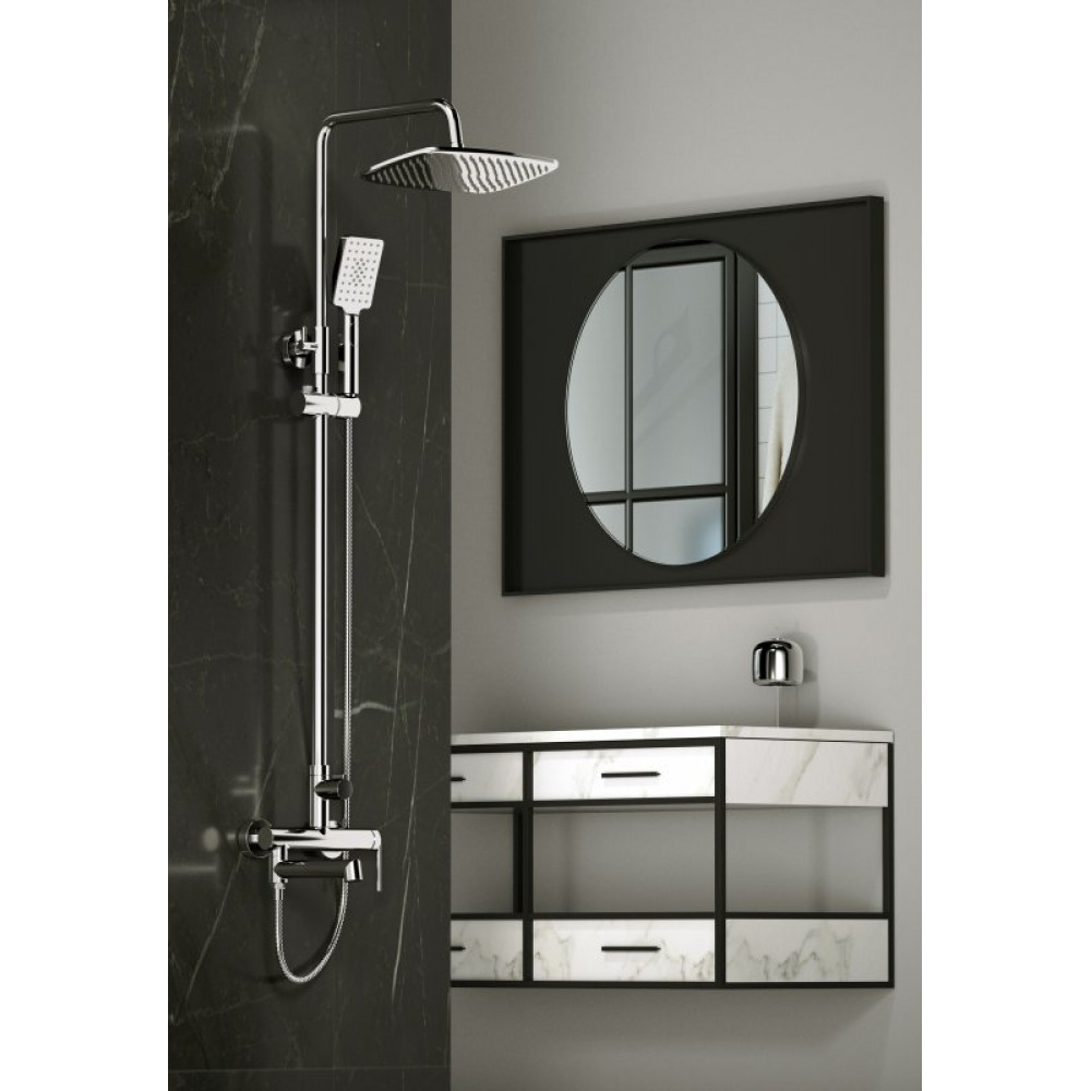 Душевая стойка со смесителем для ванны BELBAGNO ACQUA-VSCM