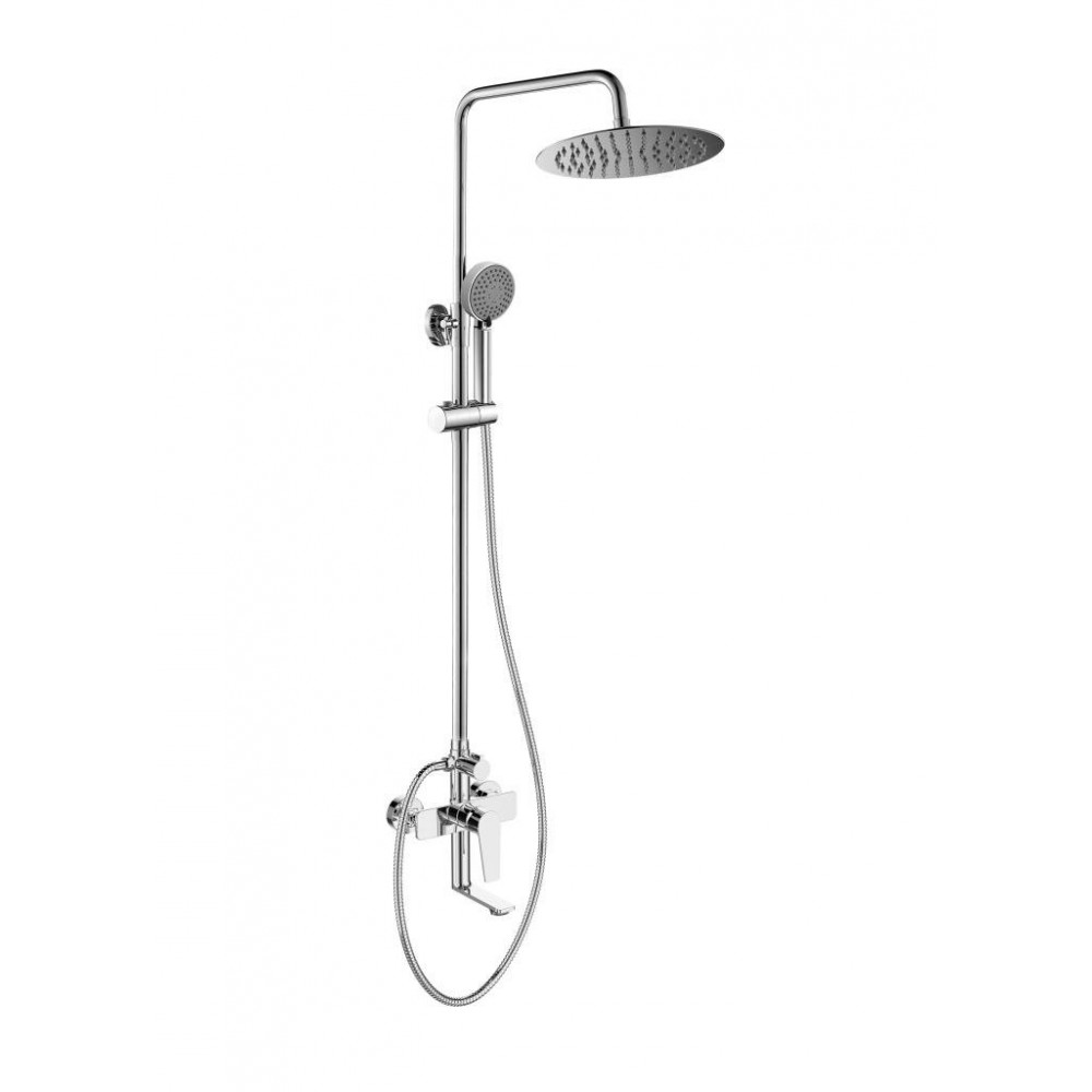 Душевая стойка со смесителем для ванны BELBAGNO ANCONA-VSCM-CRM