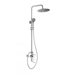 Душевая стойка со смесителем для ванны BELBAGNO ANCONA-VSCM-CRM