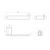 Держатель для туалетной бумаги CEZARES STYLUS-PH