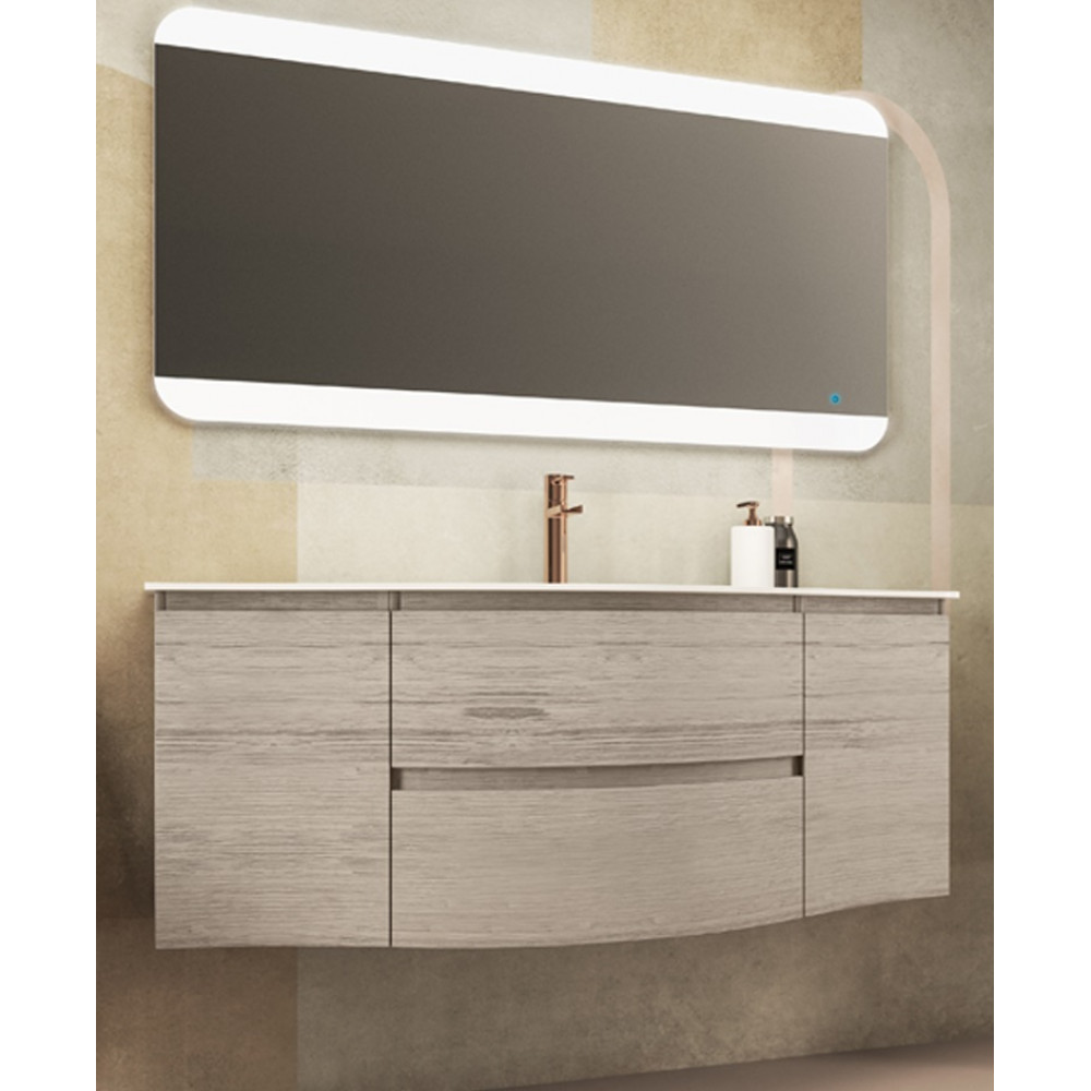 Зеркало CEZARES со встроенной LED подсветкой и сенсорным выключателем Touch System, реверсивное