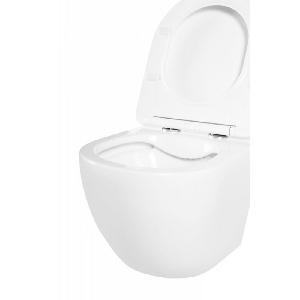 Унитаз подвесной безободковый с сиденьем BELBAGNO UNO
