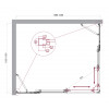 Душевой уголок BELBAGNO LUCE-AH-22