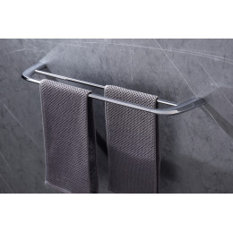 Полотенцедержатель двойной ABBER Nord AA1553 хром