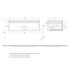 Мебель для ванной CEZARES SLIDER 1000