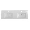 Мебель для ванной комнаты BELBAGNO KRAFT-1200, 1400 с четырьмя ящиками и двойной раковиной