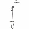 Душевая стойка с термостатом, с изливом, никель, ABBER Thermostat AF8516NGL