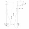 Душевая стойка с термостатом, с изливом, никель, ABBER Thermostat AF8516NGL