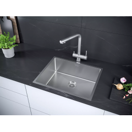 Кухонная мойка NEXT 54 UNI прямоугольная встраиваемая из нержавеющей стали