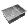 Кухонная мойка NEXT 58/2S UNI из нержавейки двойная
