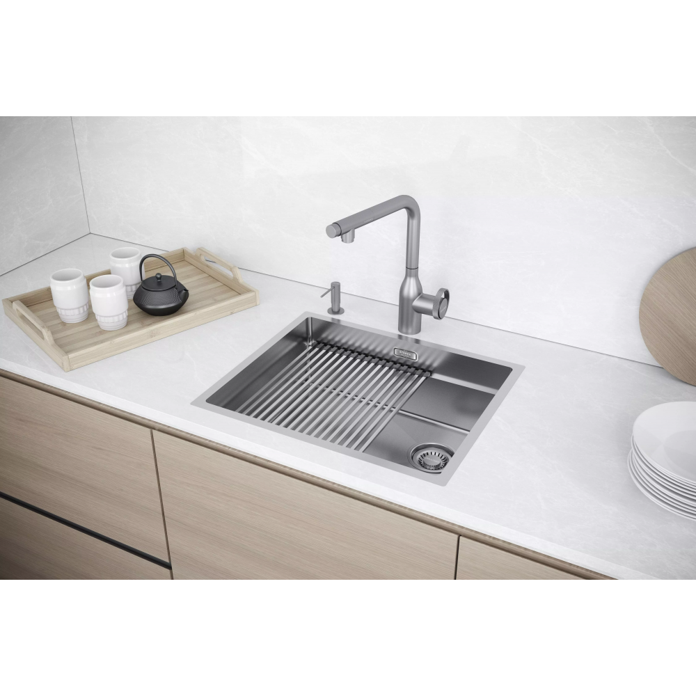 Кухонная мойка NEXT-PRO 54 UNI встраиваемая из нержавеющей стали