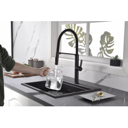 Смеситель Paulmark Barrel с гибким изливом