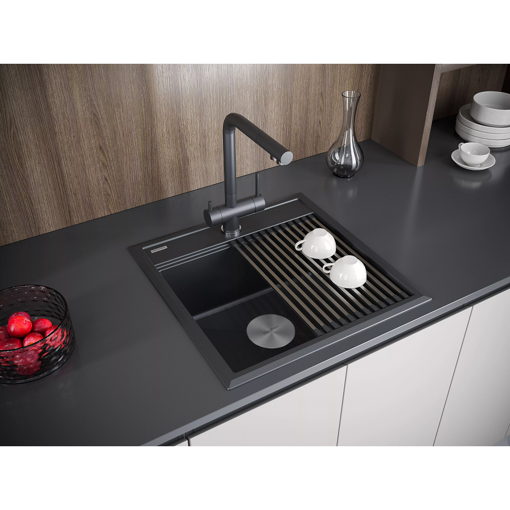Кухонная мойка STEPIA 50 врезная из искусственного гранита