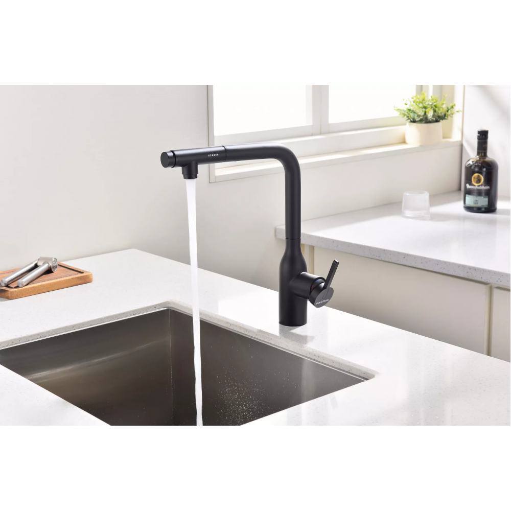 Смеситель под фильтр для воды с выдвижным изливом Paulmark Viper