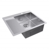 Кухонная мойка KRONER 59F из нержавеющей стали врезная