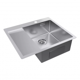 Кухонная мойка KRONER 59F из нержавеющей стали врезная