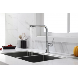 Смеситель Paulmark Neo латунный с поворотным изливом