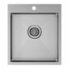 Кухонная мойка KRONER 45 из нержавеющей стали врезная