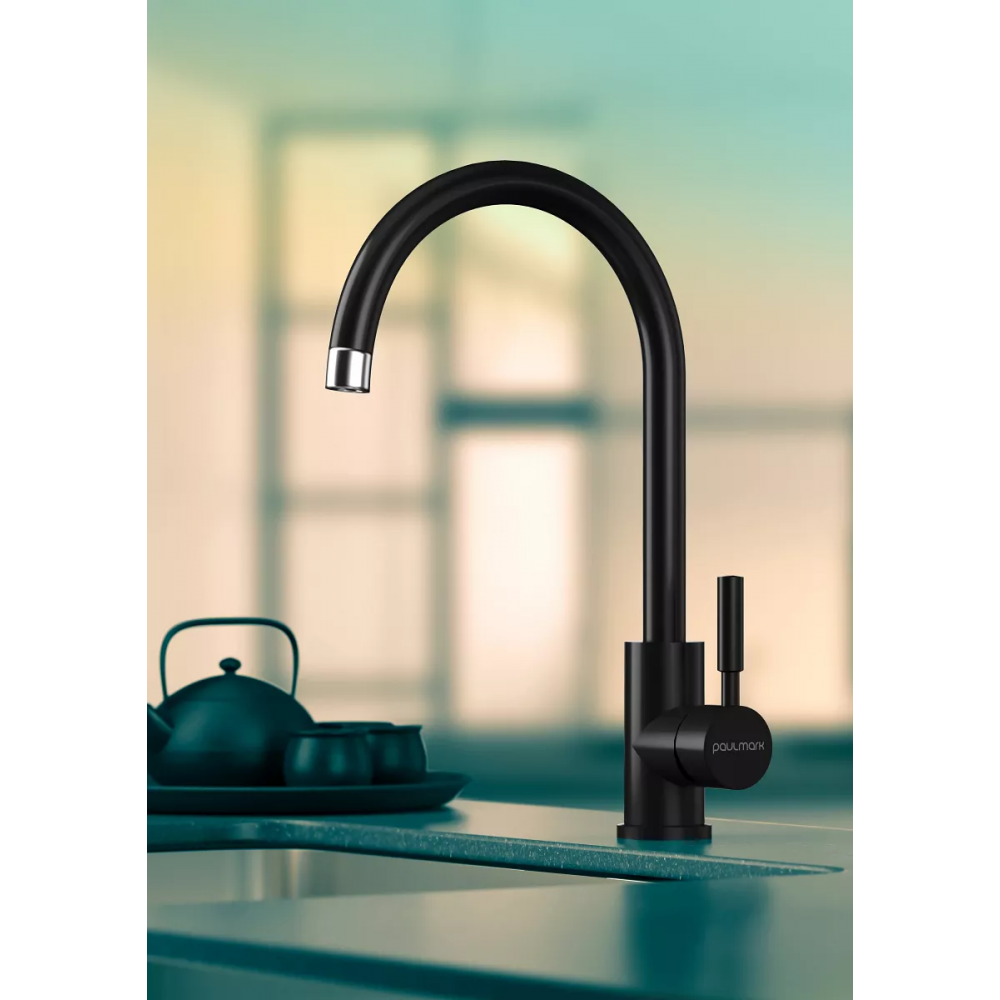 Смеситель Paulmark Holstein с высоким поворотным изливом