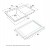 Кухонная мойка Paulmark FLUGEN 50-780 врезная (IT-Granit)