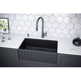 Кухонная мойка GLAMP 76 DUO керамическая