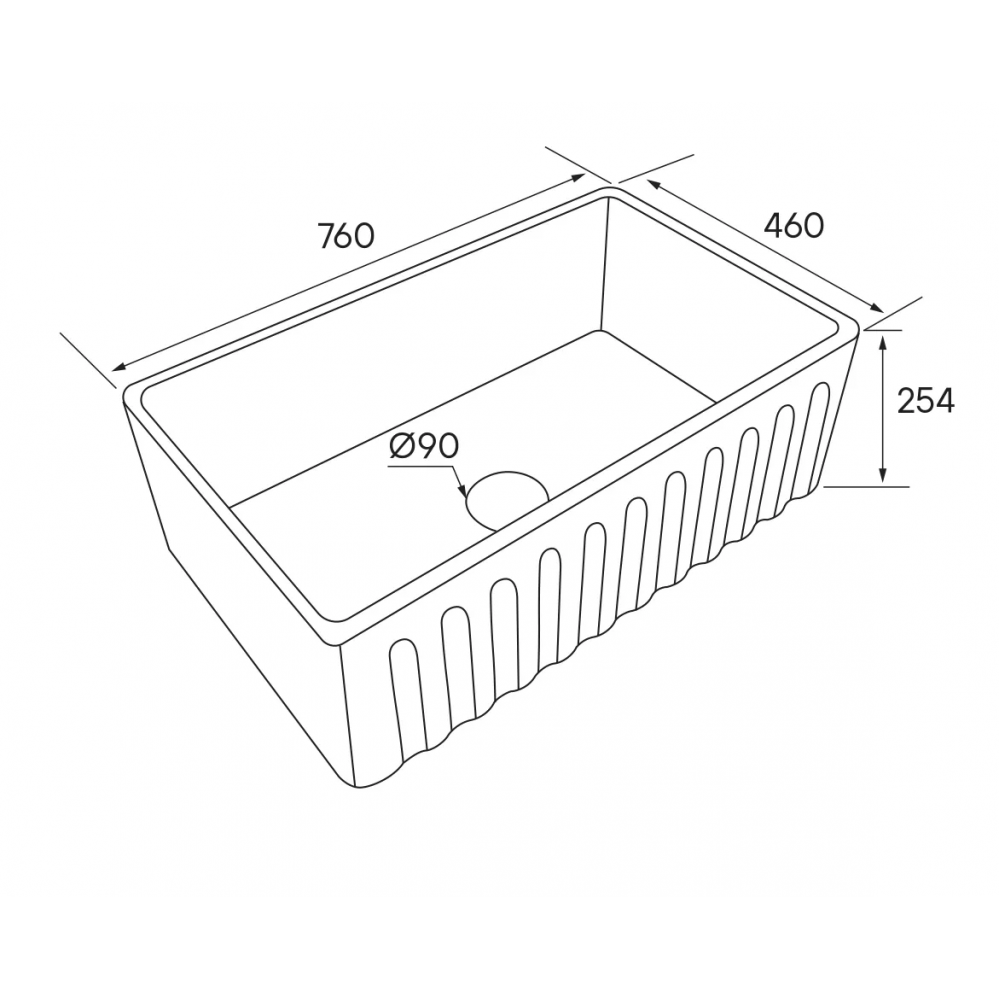 Кухонная мойка Paulmark GLAMP 76 DUO керамическая