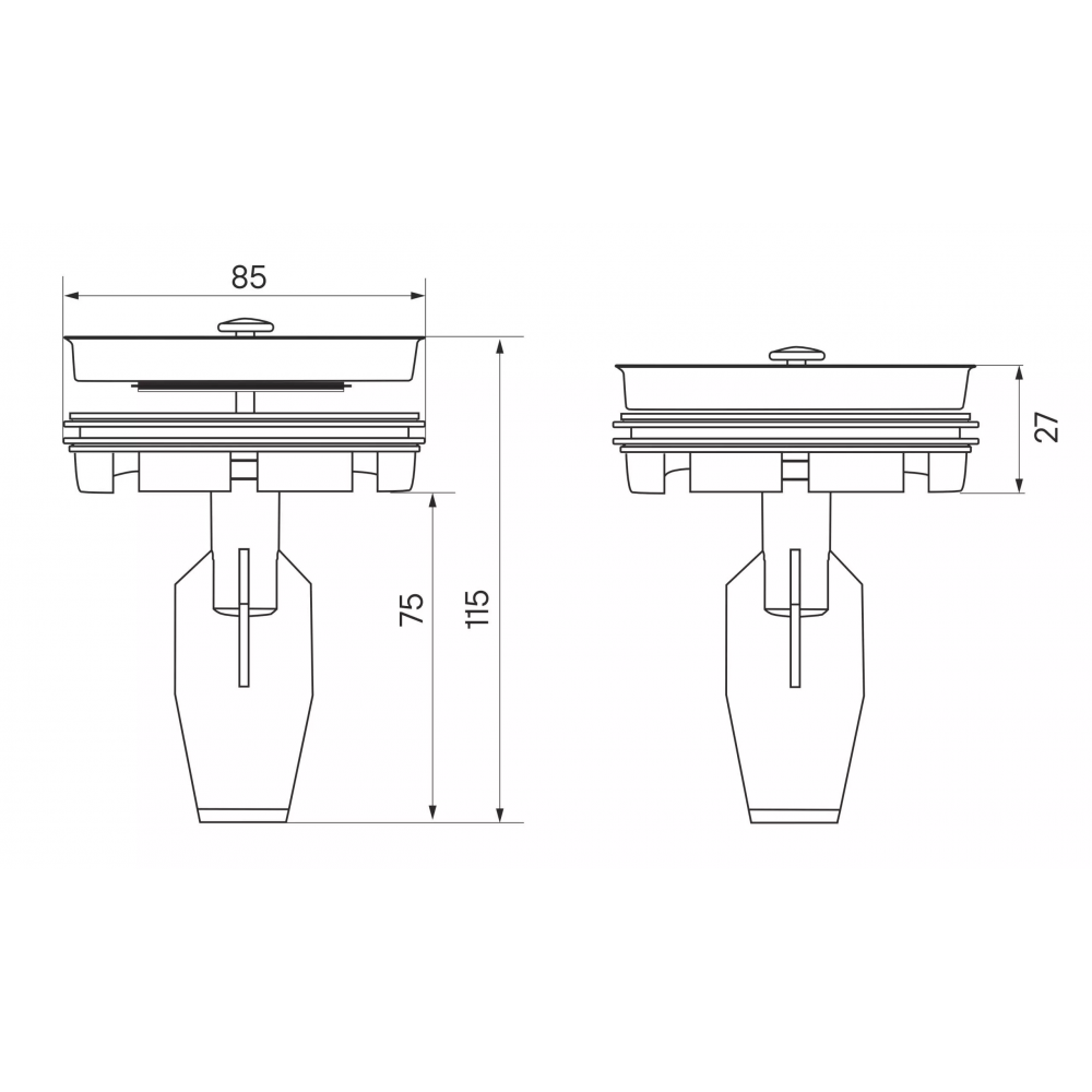 Толкатель-заглушка для I-500, I-800, I-1000