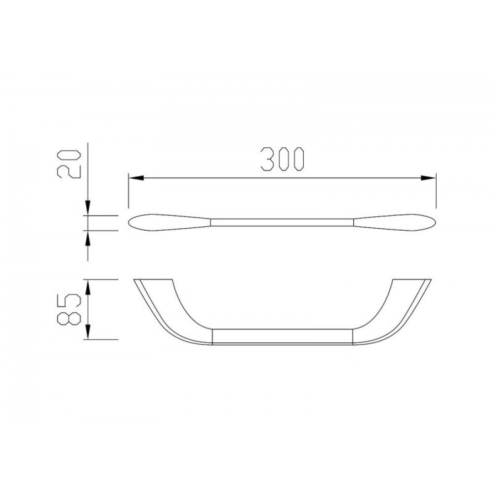 Полотенцедержатель CEZARES LINER-TH02