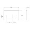Кнопка смыва BelBagno BB040