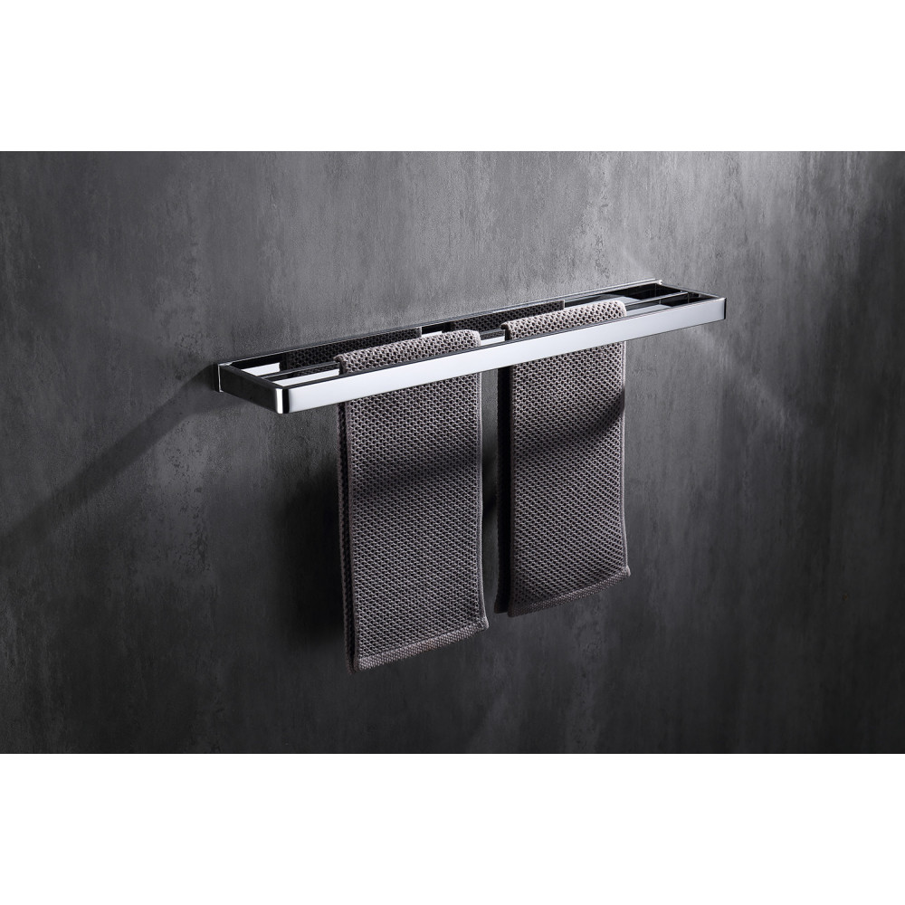 Полотенцедержатель двойной ABBER Westen AA1756 хром