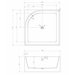 Акриловая ванна ABBER AB9337 белая