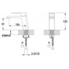 Смеситель для раковины BELBAGNO ARLIE ARL-LVM-CRM