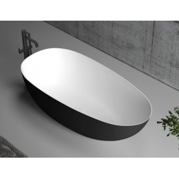 Акриловая ванна ABBER AB9211MB черная матовая