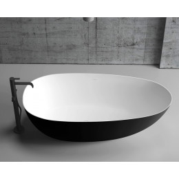 Акриловая ванна ABBER AB9211MB черная матовая