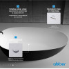 Акриловая ванна ABBER AB9211MB черная матовая