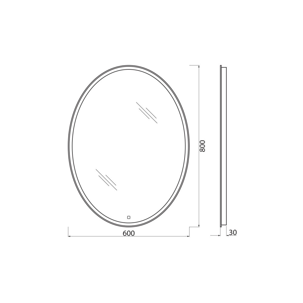 Зеркало BelBagno SPC-VST