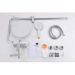 Душевая стойка с изливом, хром, ABBER Weiss Insel AF8016N