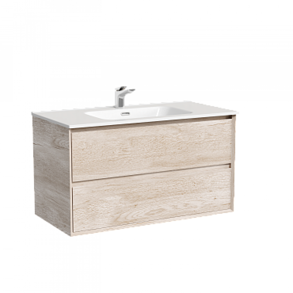 Тумба подвесная SANCOS Marmi 2.0 890х445х520 с двумя ящиками оснащенными доводчиками скрытого монтажа